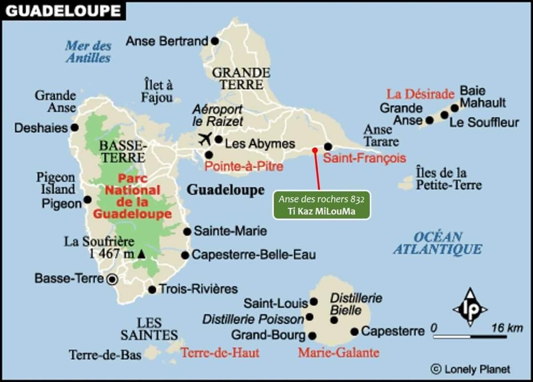 Anse Des Rochers - Ti Kaz Milouma Saint-Francois  Luaran gambar