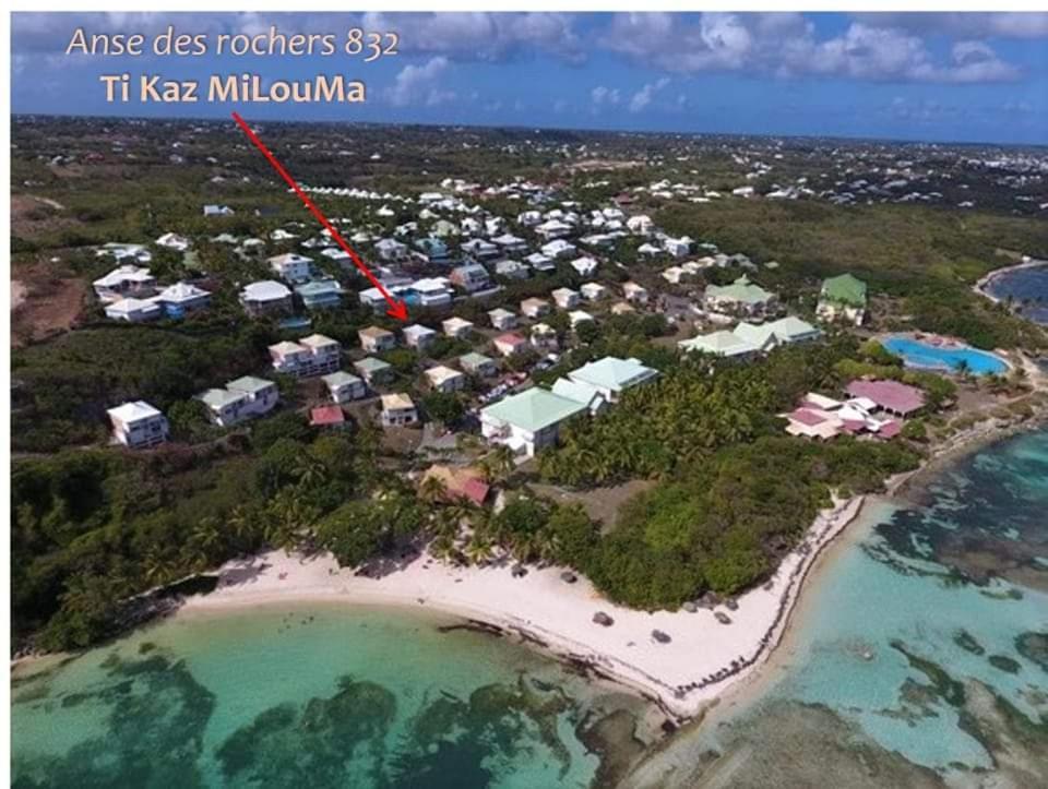 Anse Des Rochers - Ti Kaz Milouma Saint-Francois  Luaran gambar